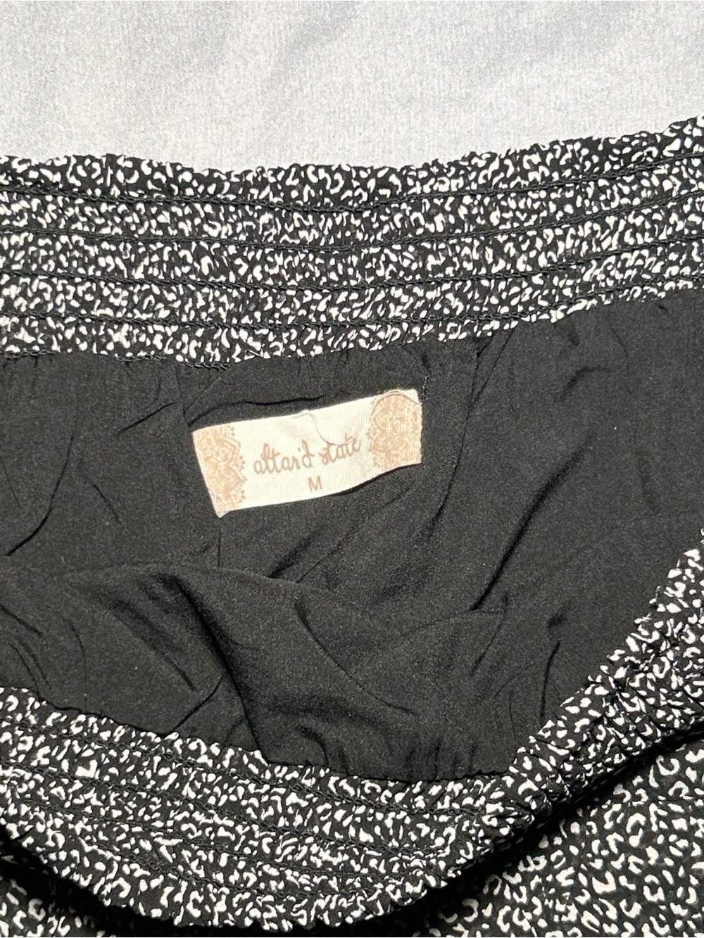 Black leopard print Ruffle Tiered Mini Skirt - Picture 6 of 9
